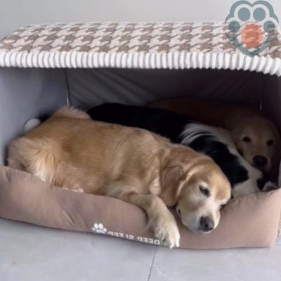 Niche-pour-chien-confort-rebord-moelleux