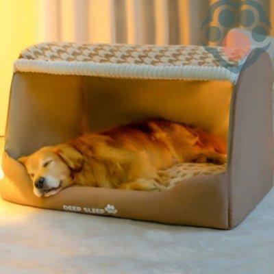 Niche-pour-chien-toto-endormi