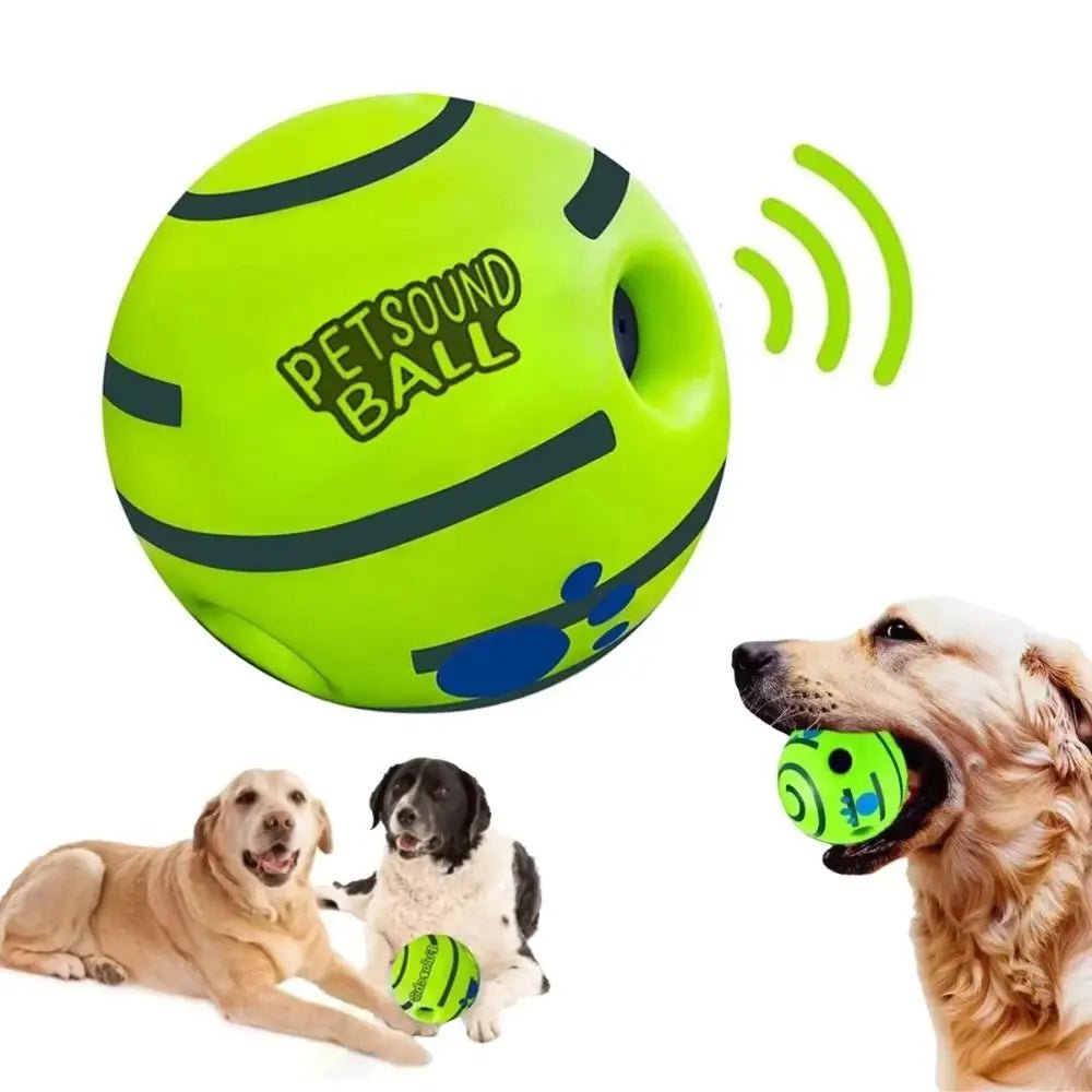 Balle pour chien Giggle Ball™ - Jouet interactif avec sons amusants - Pattes Exclusives