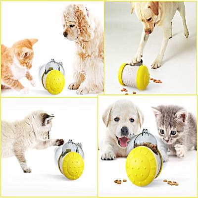 Distributeur de Croquettes pour Chien - BrainChase™ - Jaune - Pattes Exclusives