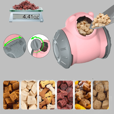 Distributeur de Croquettes pour Chien - BrainChase™ - Rose - Pattes Exclusives