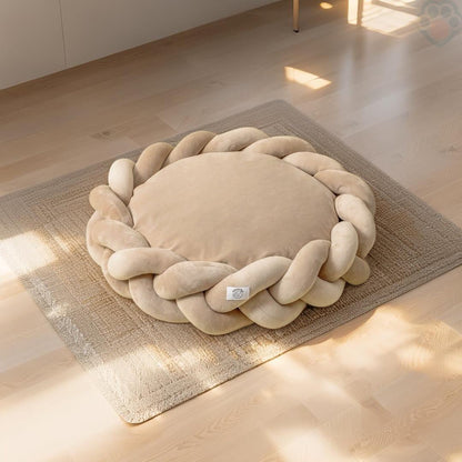 Panier chien tressé Élégance - Pattes Exclusives